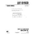SONY HCDD115 Service Manual cover photo