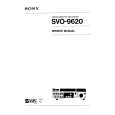 SONY SVO9620 Service Manual cover photo