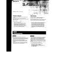 SONY SLP30R Owner's Manual cover photo