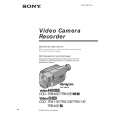 SONY CCDTR640E Owner's Manual cover photo