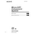 SONY CMTCP33MD Owner's Manual cover photo
