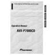 PIONEER AVX-P7000CD Owner's Manual cover photo