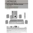 HITACHI HTDK170E Owner's Manual cover photo