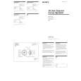 SONY XS-F1720 Owner's Manual cover photo