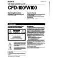 SONY CFD-100 Owner's Manual cover photo