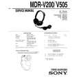 SONY MDR-V200 Service Manual cover photo