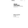 SONY ICF-C390 Owner's Manual cover photo