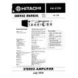 HITACHI HA5700 Service Manual cover photo