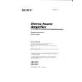 SONY XM-4301 Owner's Manual cover photo