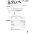 KENWOOD CS7070B Service Manual cover photo