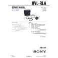 SONY HVLRLA Service Manual cover photo