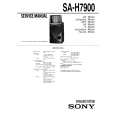 SONY SA-H7900 Service Manual cover photo