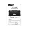 CRATE GX-1200H Owner's Manual cover photo