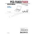 SONY PCGFXA53 Service Manual cover photo