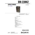 SONY BM23MK2 Service Manual cover photo