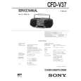 SONY CFDV37 Service Manual cover photo