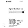 SONY MVCFD100 Owner's Manual cover photo