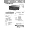SONY XR7080 Service Manual cover photo