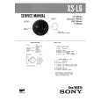 SONY XSL6 Service Manual cover photo