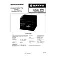 SANYO DCX W8 Service Manual cover photo