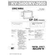 SONY KV2900 Service Manual cover photo