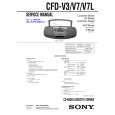 SONY CFDV3 Service Manual cover photo