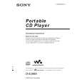 SONY D-EJ985 Owner's Manual cover photo