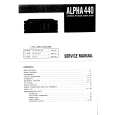 NIKKO ALPHA 440 Service Manual cover photo