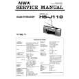 AIWA HS-J110 Service Manual cover photo