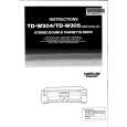 JVC TD-W304 Owner's Manual cover photo