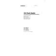 SONY ICF-CD610 Owner's Manual cover photo