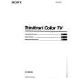 SONY KV-9PT20 Owner's Manual cover photo