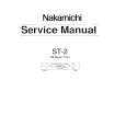 NAKAMICHI ST-2 Service Manual cover photo