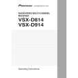 PIONEER VSX-D914 Owner's Manual cover photo