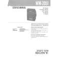 SONY WM2051 Service Manual cover photo