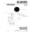 SONY XSAR1025 Service Manual cover photo