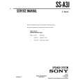 SONY SSA3J Service Manual cover photo