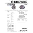 SONY XSHD160G Service Manual cover photo