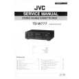 JVC TDW777 Service Manual cover photo