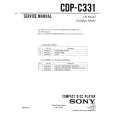 SONY CDP-C331 Service Manual cover photo