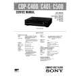 SONY CDPC500 Service Manual cover photo