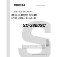 TOSHIBA SD3860SC Service Manual cover photo