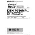 PIONEER DEH-P7680MP/XF/BR Service Manual cover photo