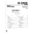 SONY KVX2933 Service Manual cover photo