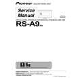 PIONEER RS-A9/EW Service Manual cover photo
