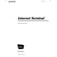 SONY INT-W100 Owner's Manual cover photo