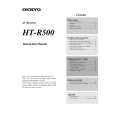 ONKYO HTR500 Owner's Manual cover photo
