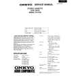 ONKYO TA2700 Service Manual cover photo
