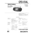 SONY CFDV34L Service Manual cover photo