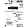 SONY TC-KA2ES Service Manual cover photo